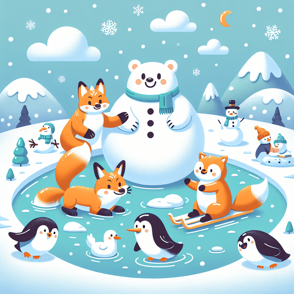 Magical Winter Friends DIY Paint By Numbers