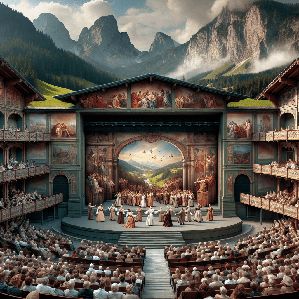 Oberammergau Passion Play - Oberammergau, Germany Painting Number Kit