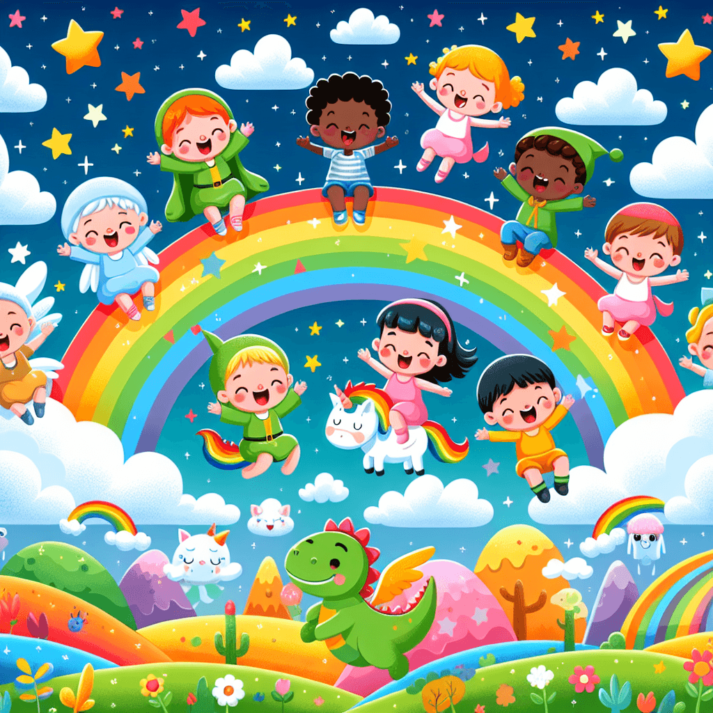 Rainbow Adventures In The Sky Painting By Numbers Kit