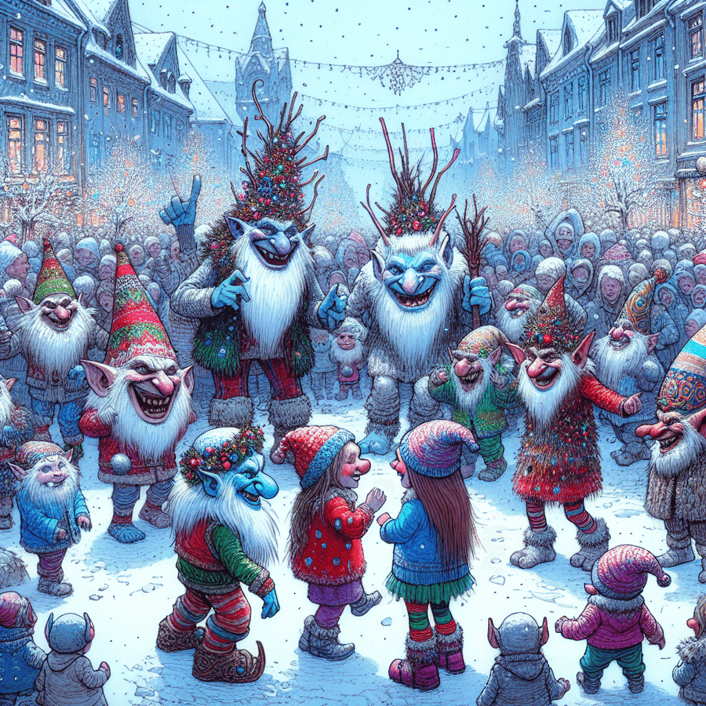 Yule Lads Festival - Reykjavik, Iceland Paint By Color