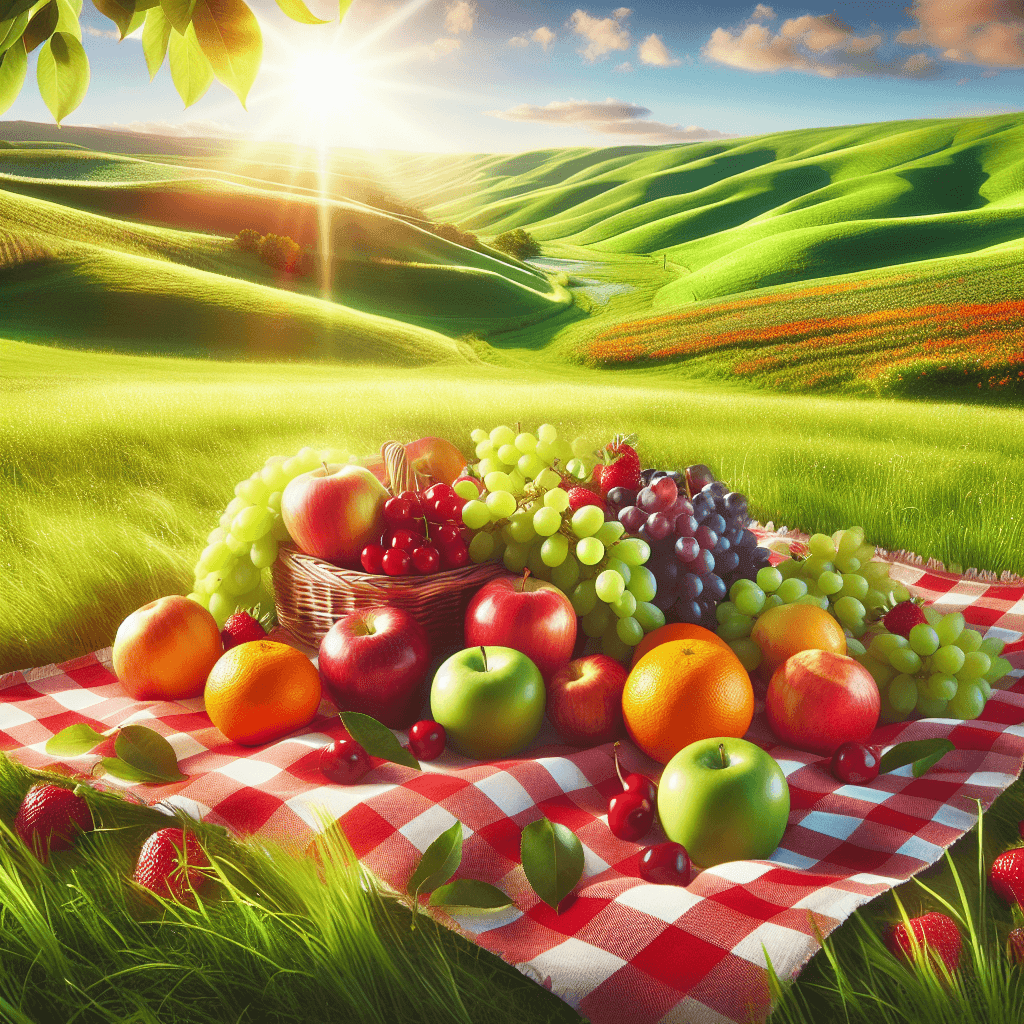 Sunny Countryside Picnic Number Painting