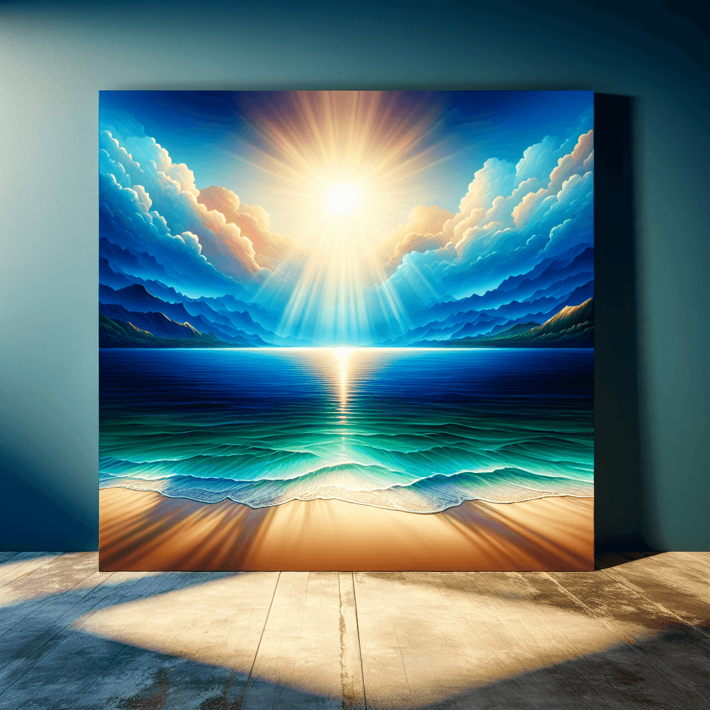 Mystical Coastal Horizon Paint By Numbers Art