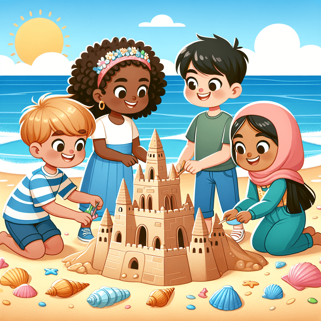 Seaside Sandcastle Kingdom DIY Paint By Numbers