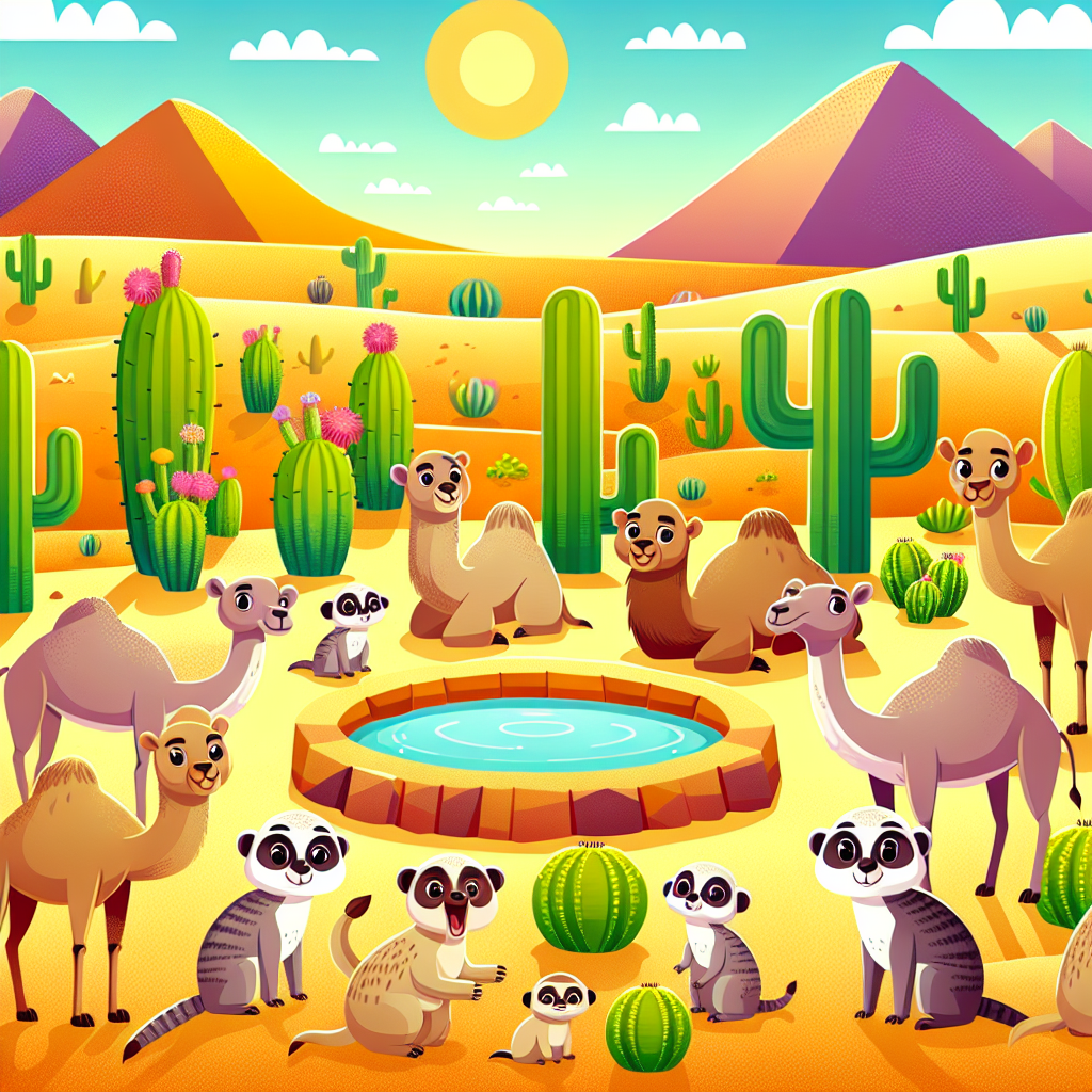 Delightful Desert Dwellers Painting Number Kit