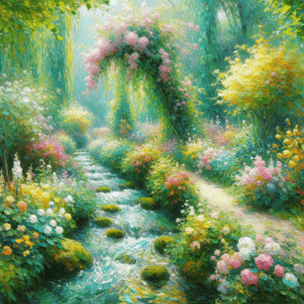 Dreamy Garden Escape Paint By Color