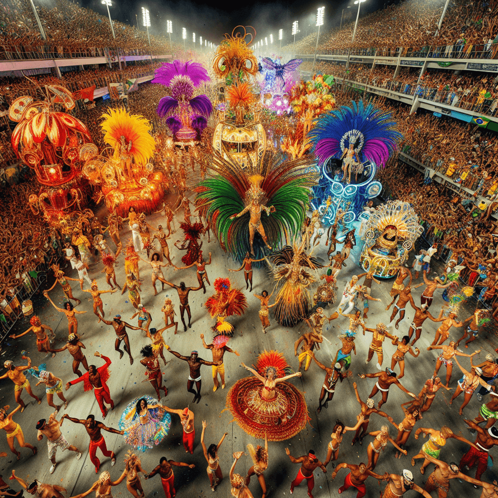 Carnaval De Rio - Rio De Janeiro, Brazil DIY Paint By Numbers