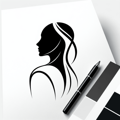 Elegant Minimalist Silhouette DIY Paint By Numbers