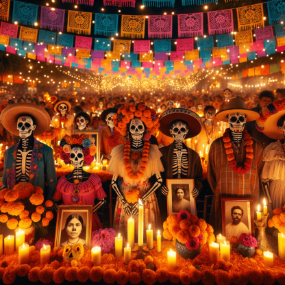 Day Of The Dead - Mexico Number Painting