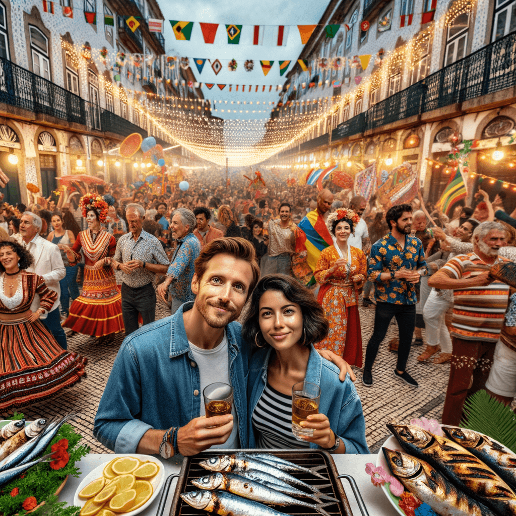 Alfama Festival - Lisbon Painting By Numbers Kit