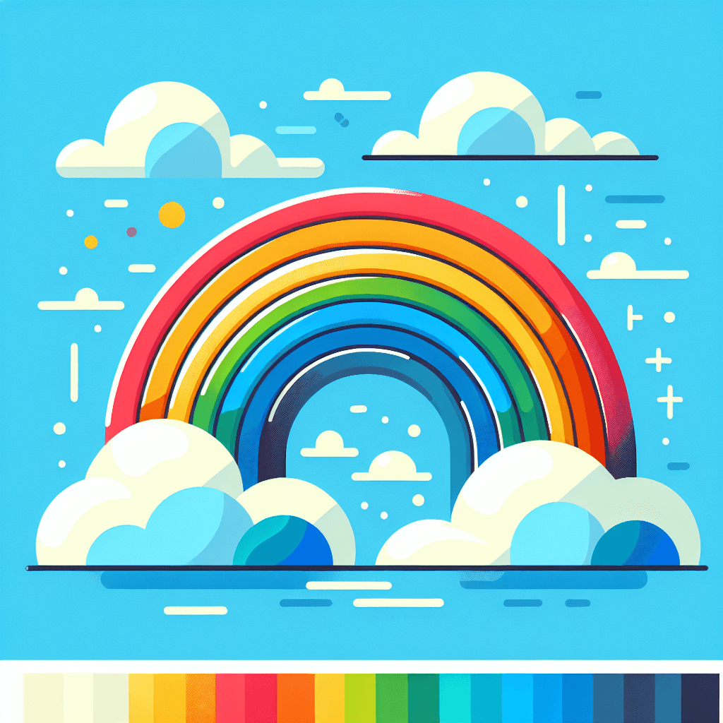 Joyful Rainbow Numbered Painting Kits