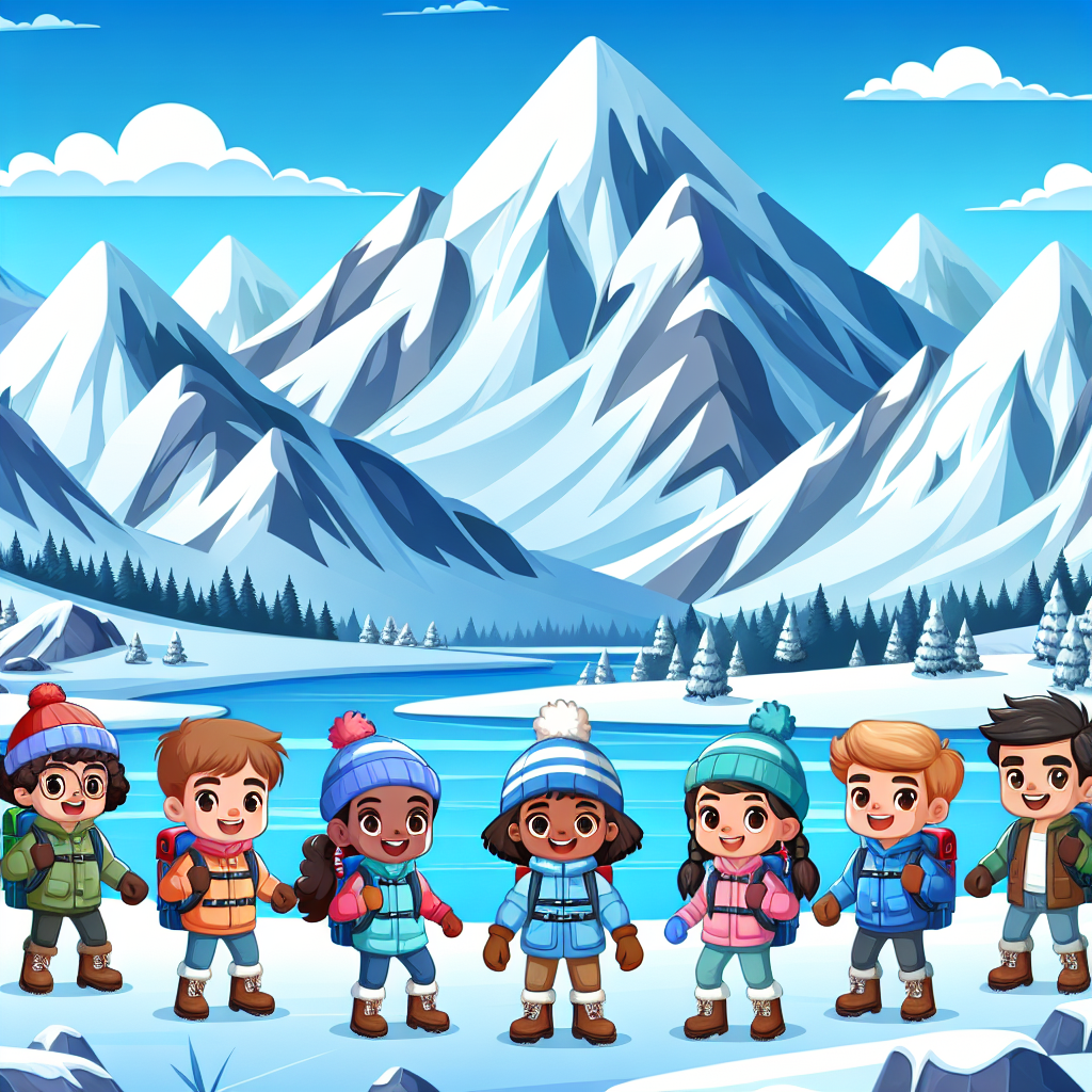 Adventurous Snowy Expedition Painting Number Kit