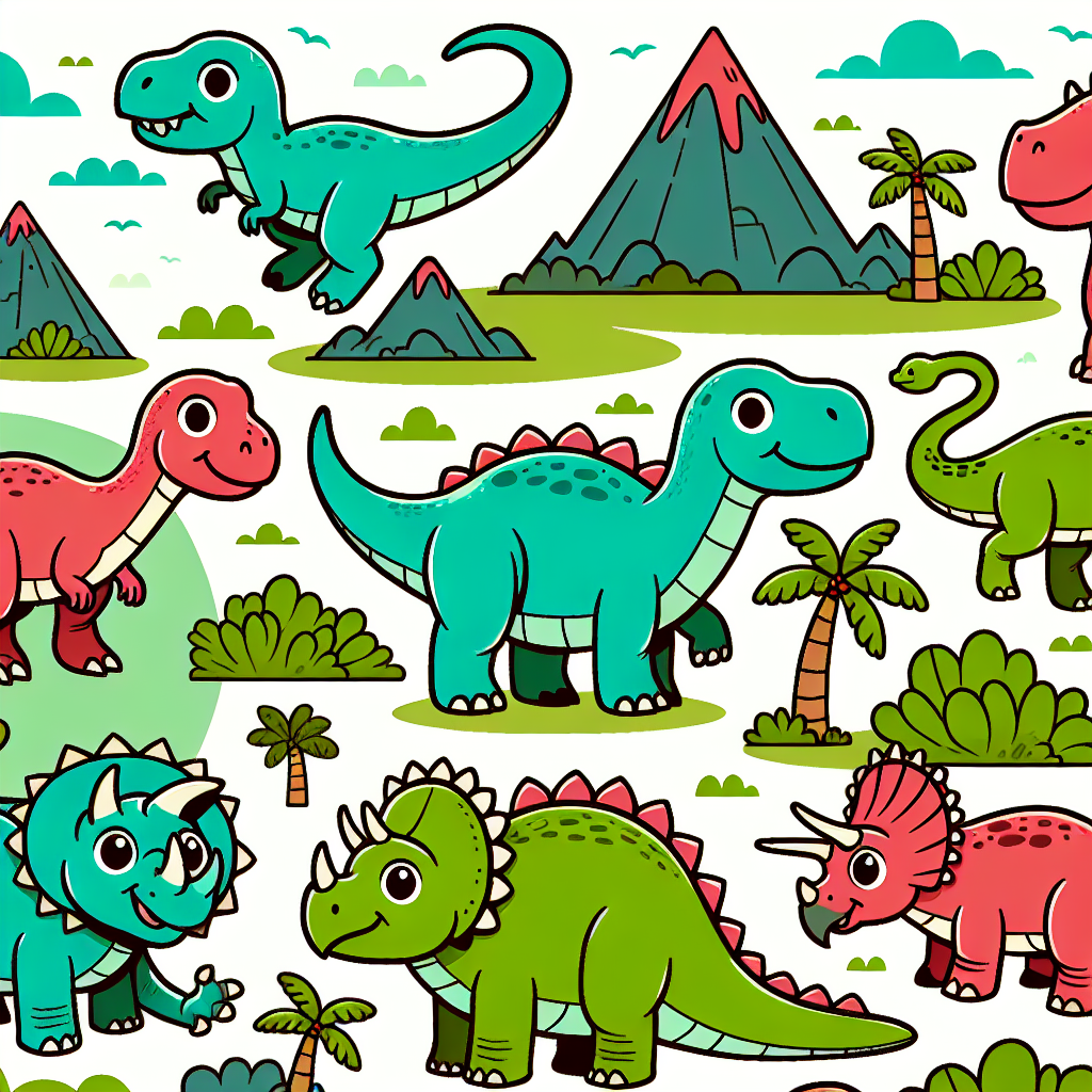 Dinosaur's Jurassic World DIY Paint By Numbers