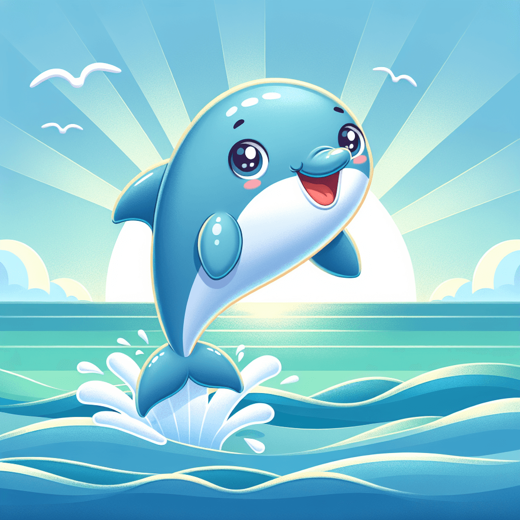 Curious Dolphin Adventure Paint By Numbers Art