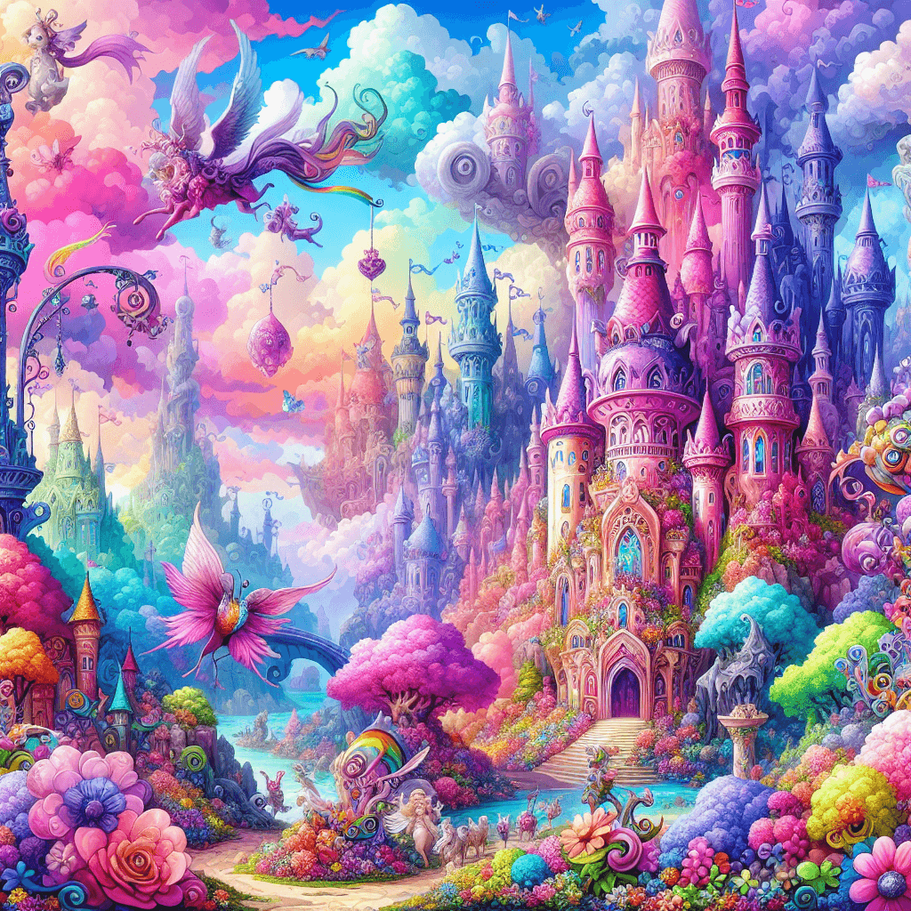 Fantasy Wonderland Painting Number Kit