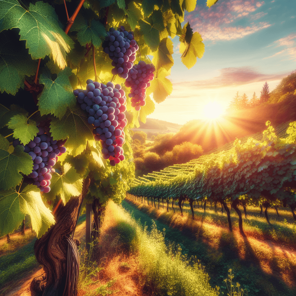 Sunny Vineyard In Harvest Paint By Numbers Kits