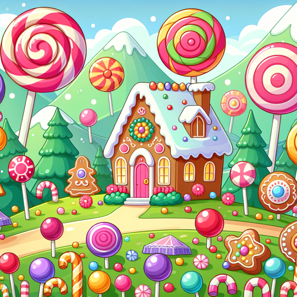Sweet Tooth Candyland Paint By Numbers