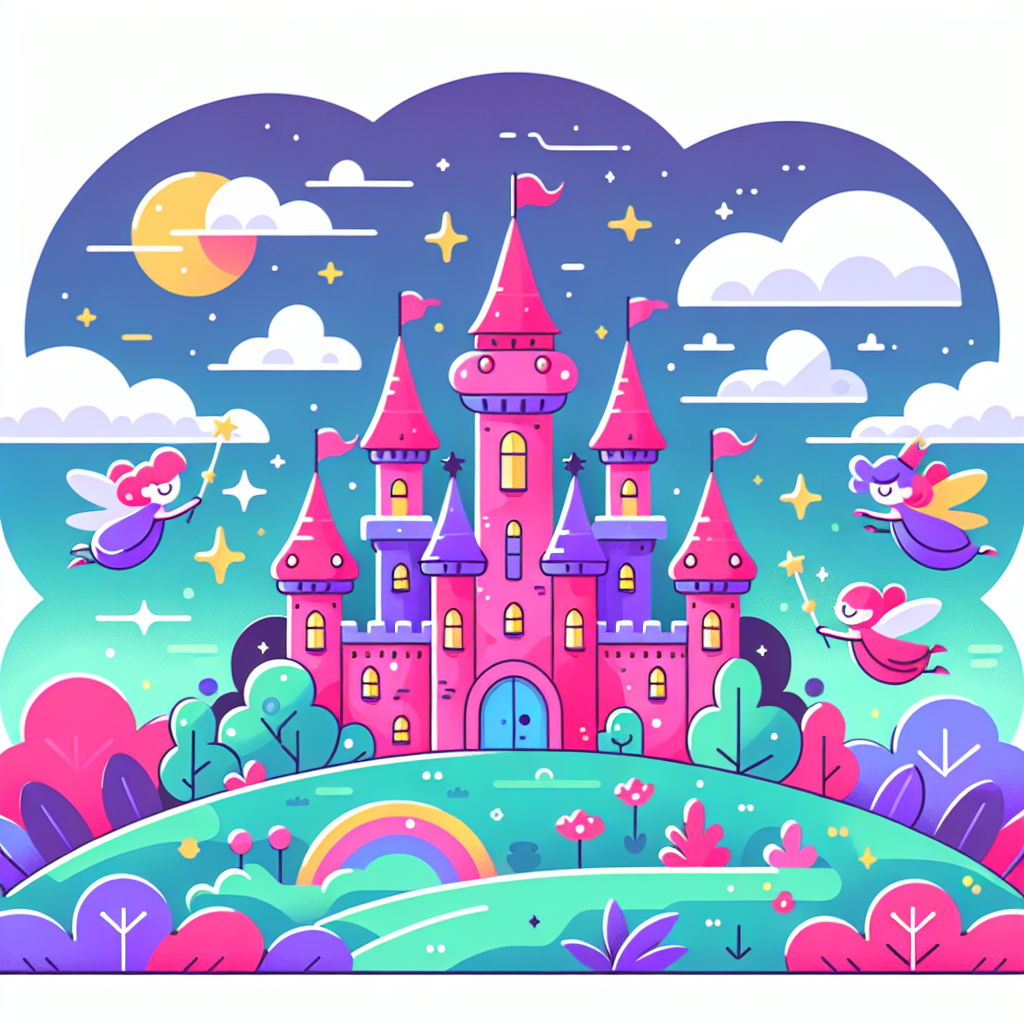 Enchanted Castle Of Dreams DIY Paint By Numbers
