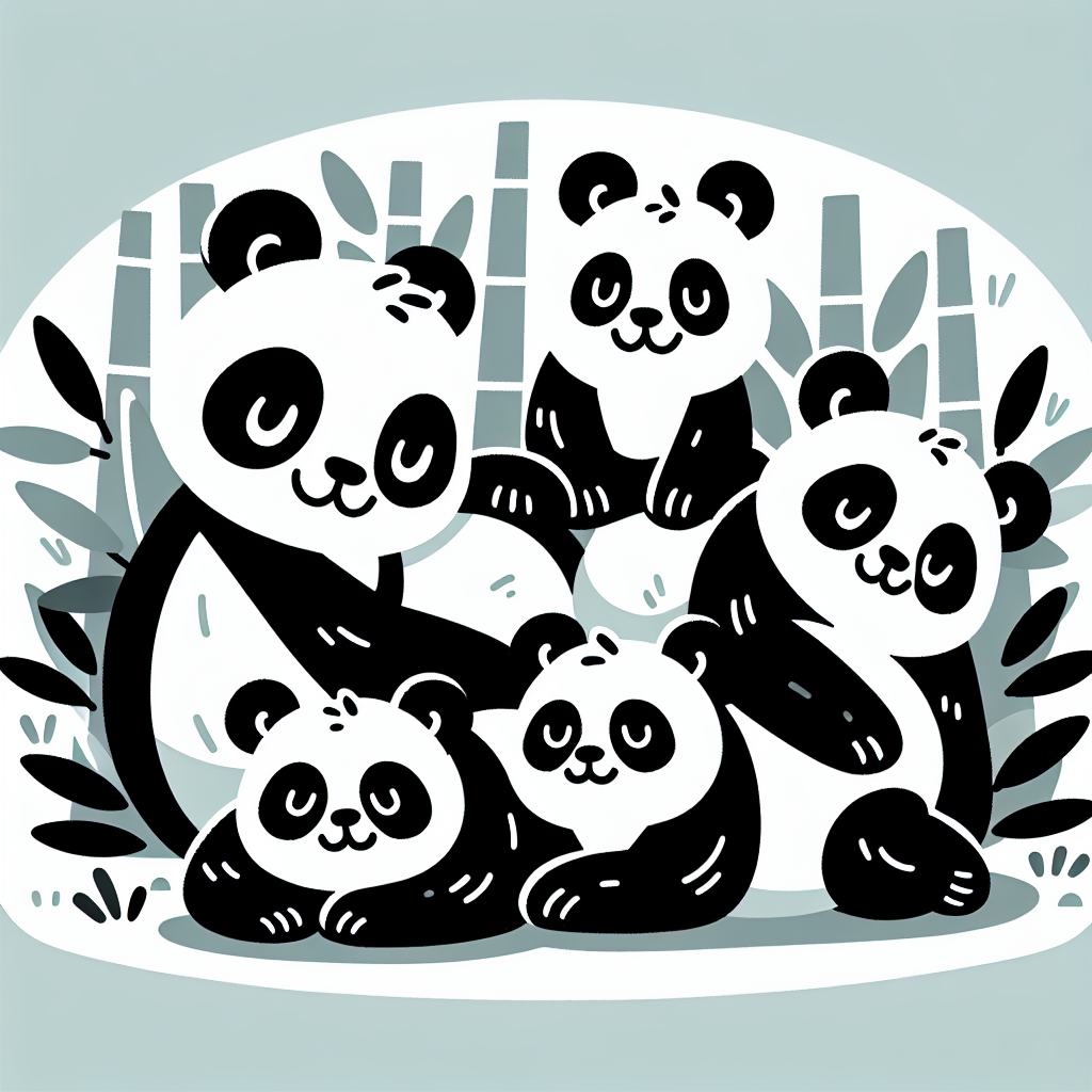 Panda Parade Paint By Numbers Kits