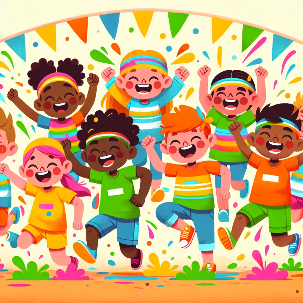 Rainbow Color Run Numbered Painting Kits