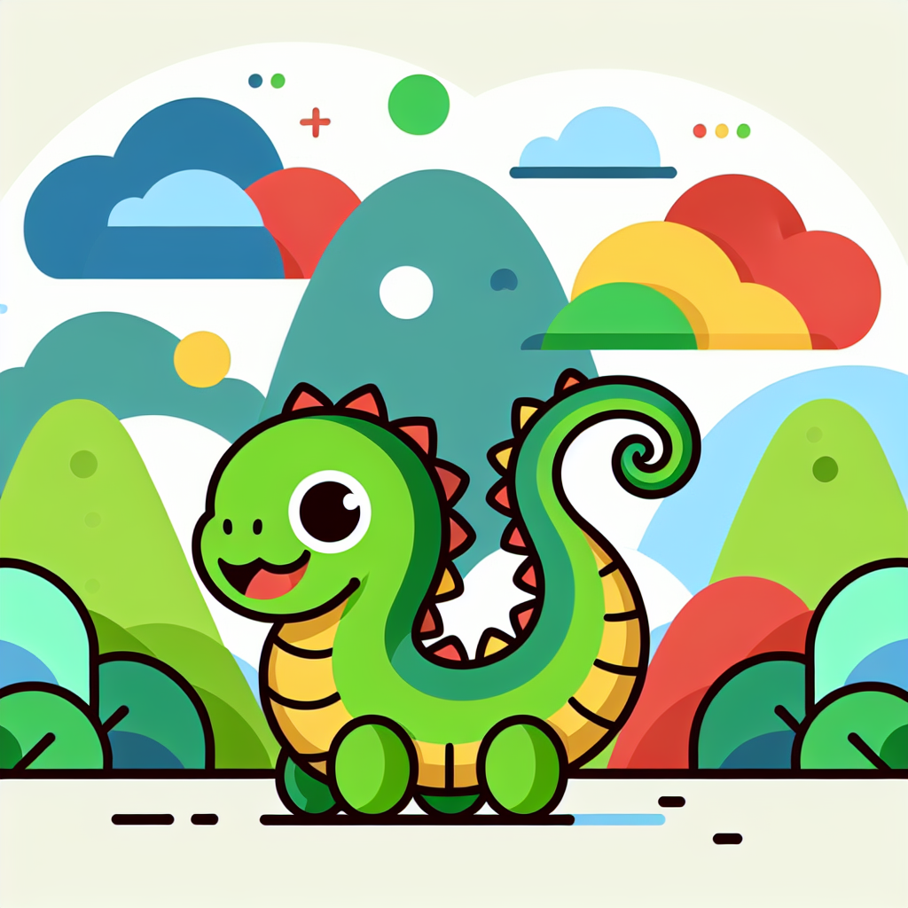 Friendly Dragon Tale DIY Paint By Numbers