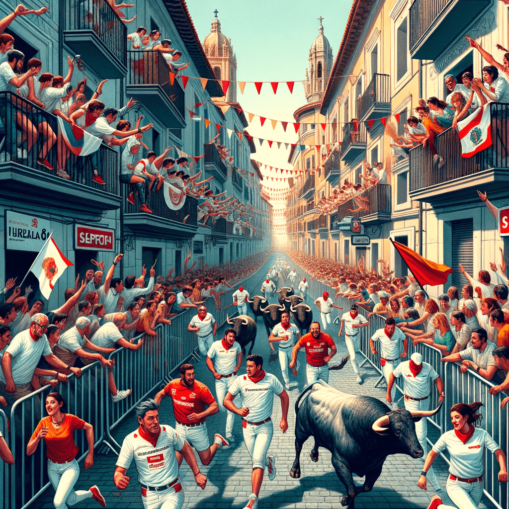 San Fermín Festival - Pamplona Painting By Numbers Kit