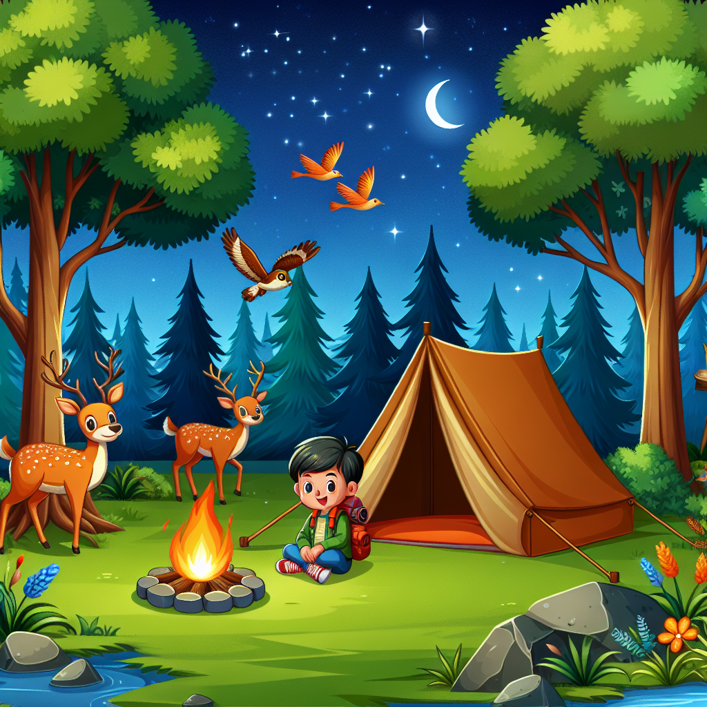 Nature Explorer's Camp Painting By Numbers Kit