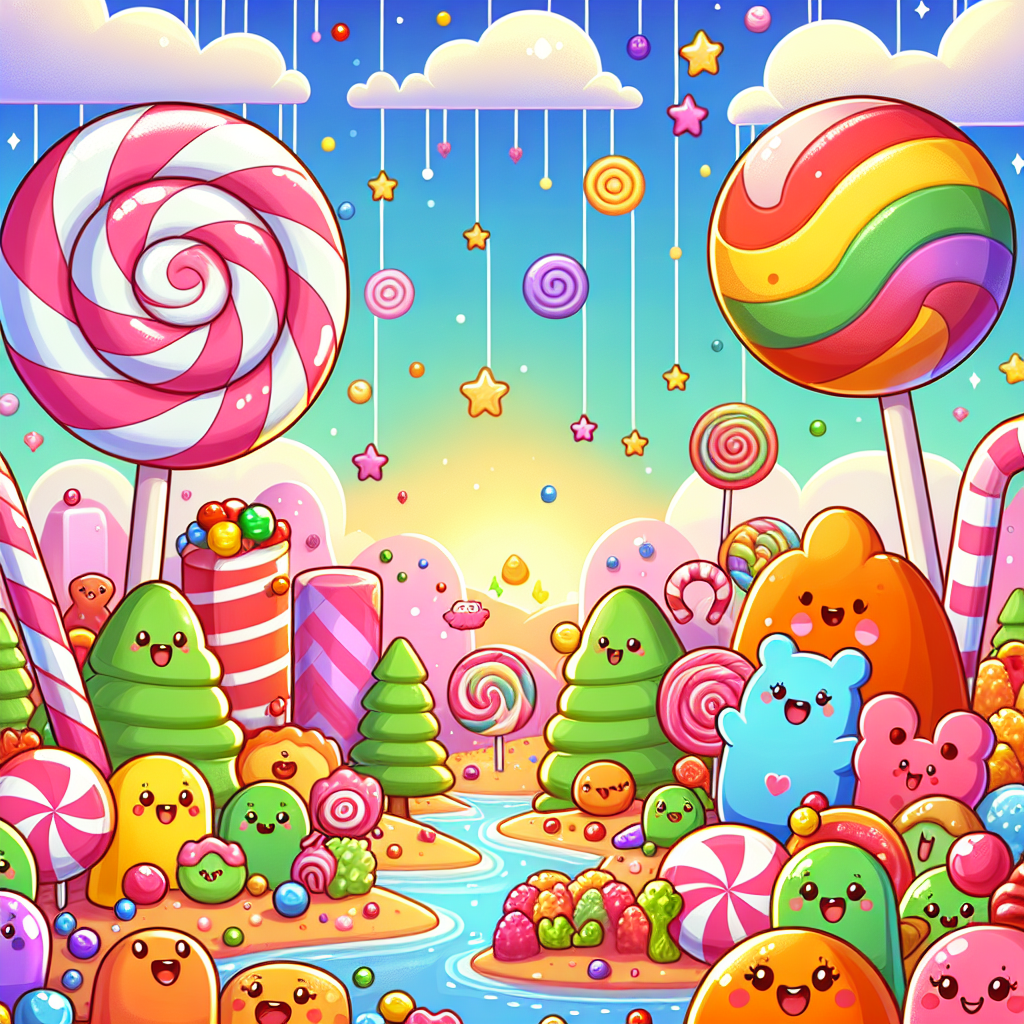 Adventure In Candy World Paint By Numbers Kits