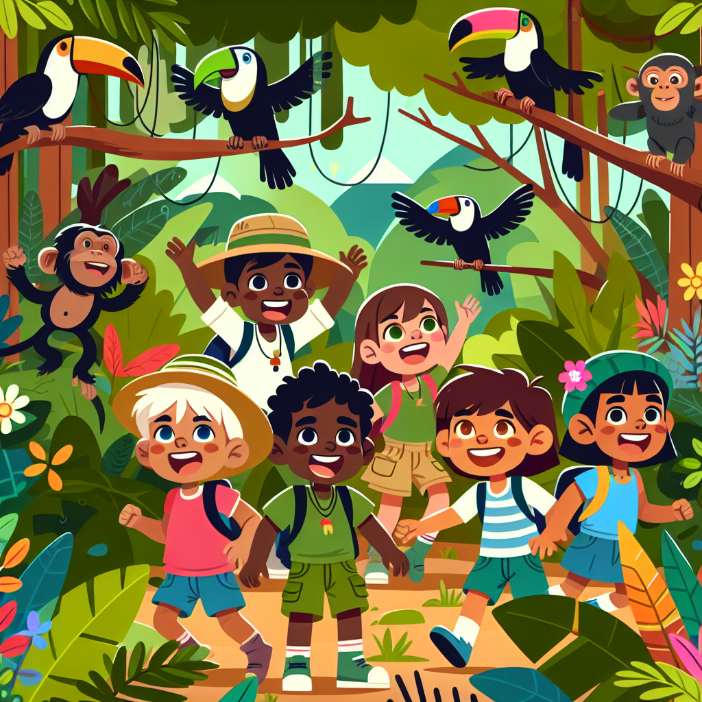 Rainforest Discovery Expedition Painting Number Kit