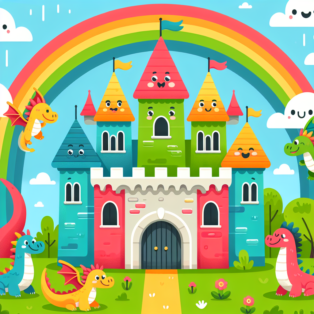 Funky Fantasy Castle DIY Paint By Numbers