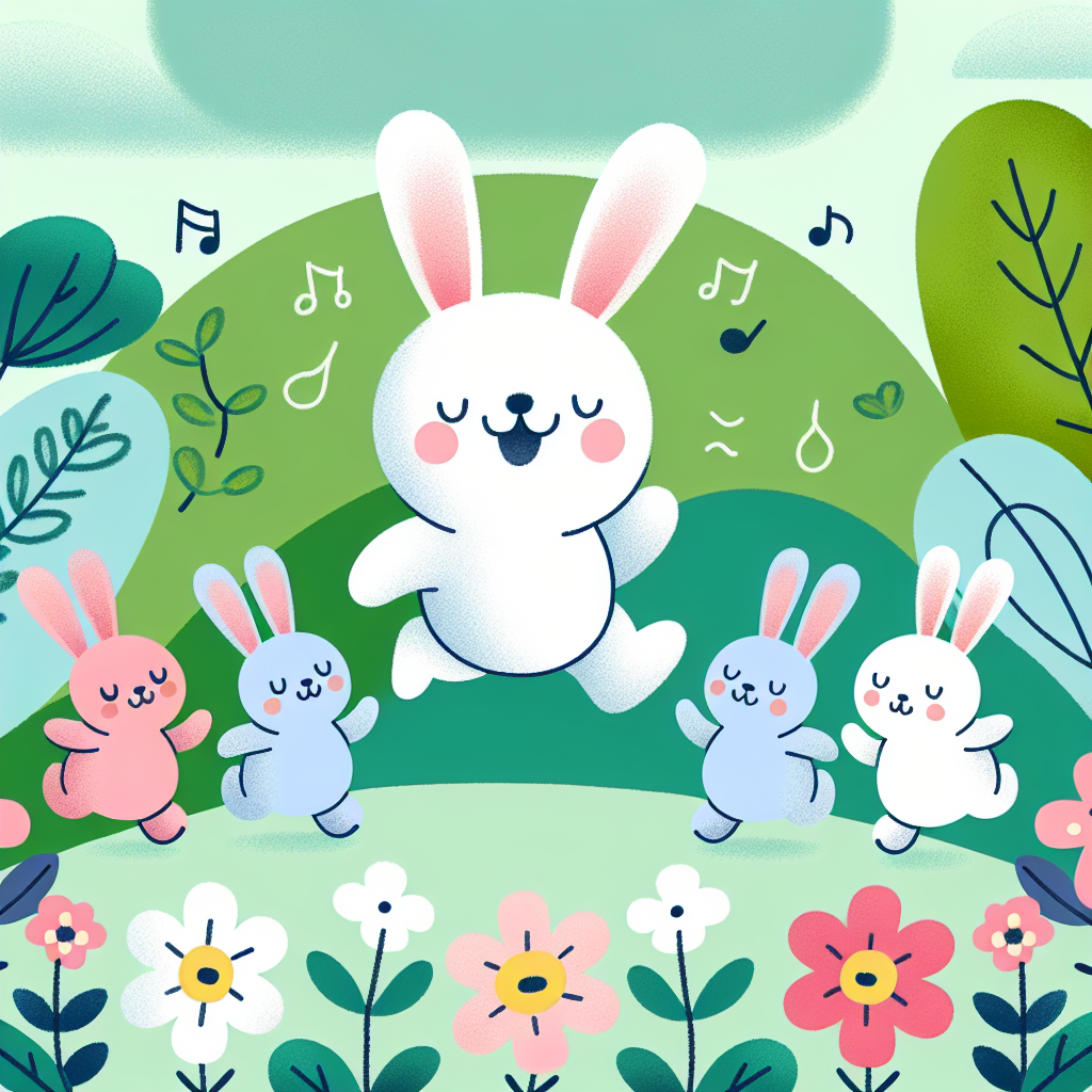 Sweet Bunny Parade DIY Paint By Numbers