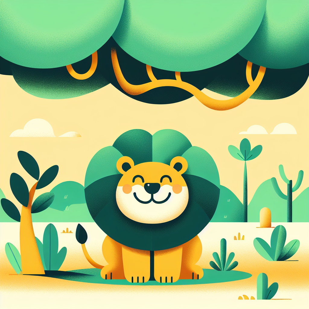 Friendly Lion's Mane Painting By Numbers Kit