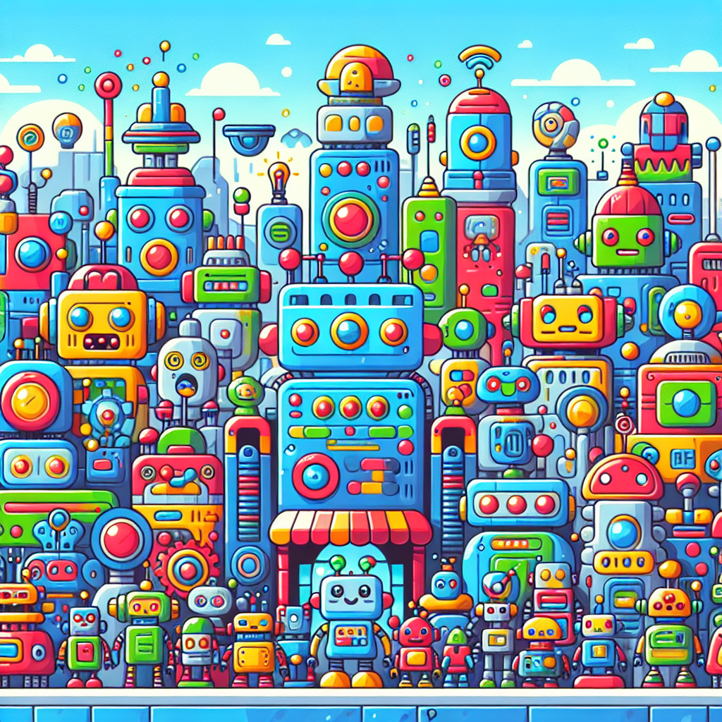 Adventures In Robot City Numbered Painting Kits