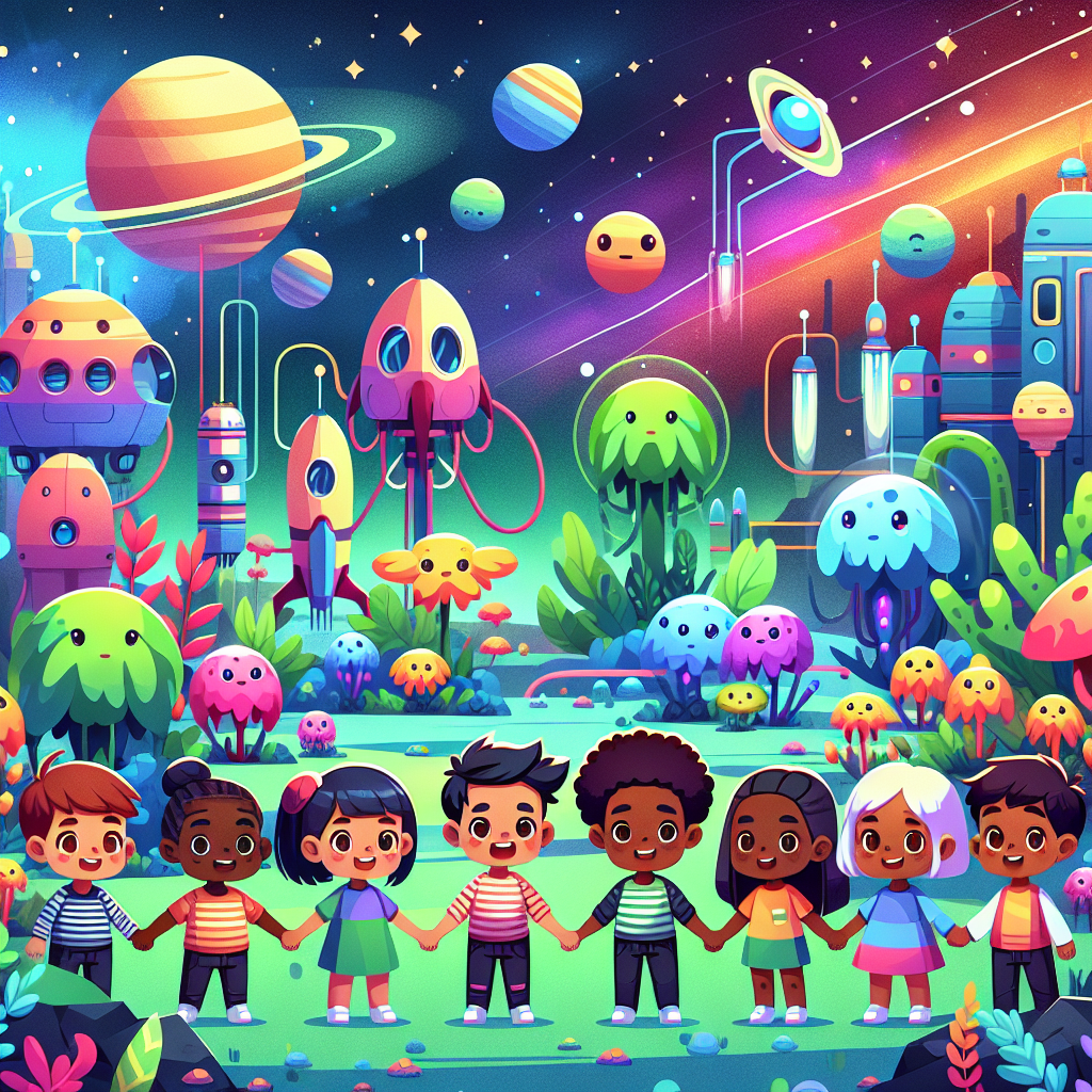 Space Frontier Colony Painting Number Kit