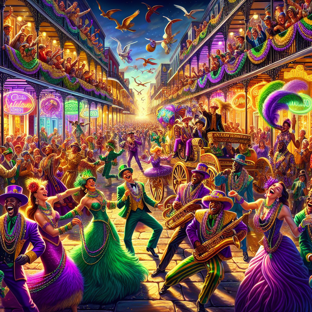 New Orleans Mardi Gras - New Orleans Paint By Numbers Kits