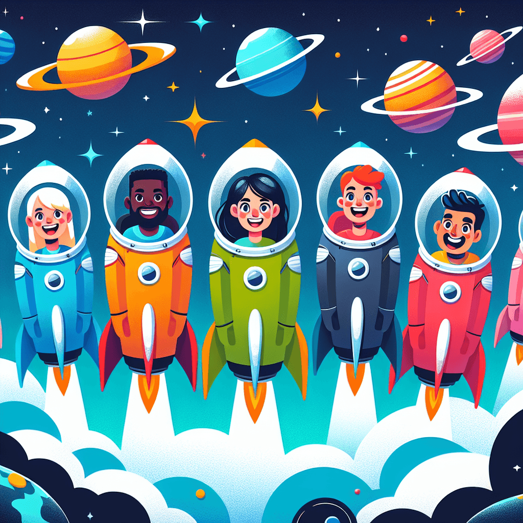 Brave Space Explorers Numbered Painting Kits