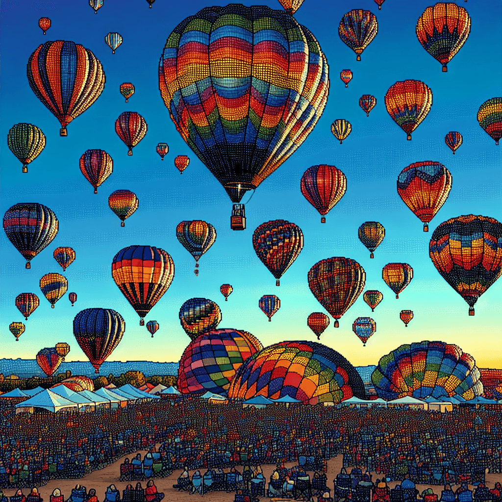 Albuqurque Balloon Fiesta - USA Paint By Numbers Art