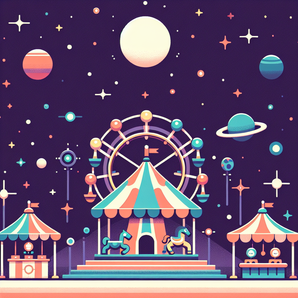 Cosmic Carnival Capers Paint By Numbers