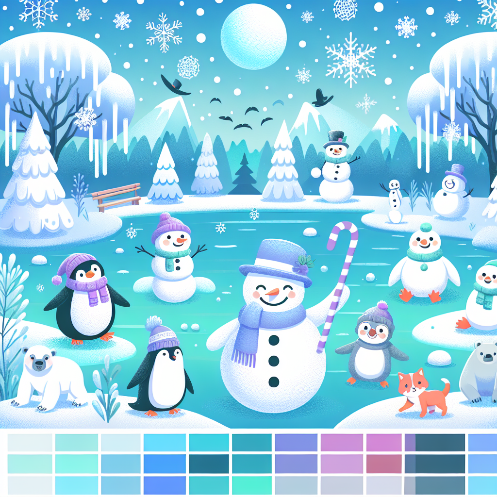 Winter Magic Land Numbered Painting Kits
