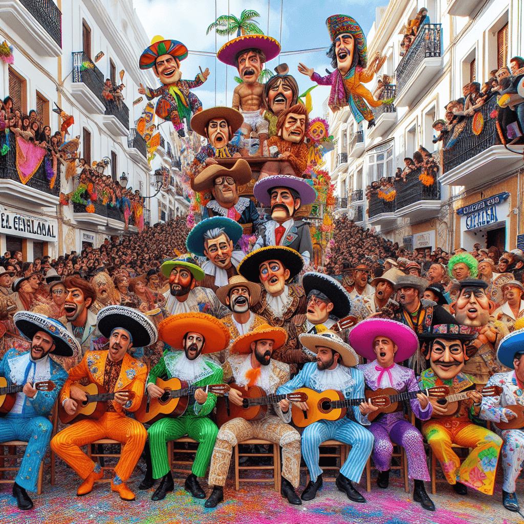 El Carnaval De Cádiz - Spain Painting By Numbers Kit