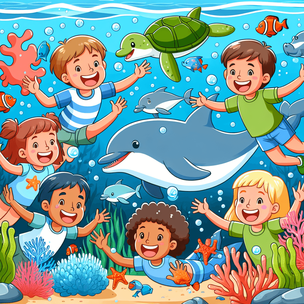 Ocean Adventure With Friends DIY Paint By Numbers