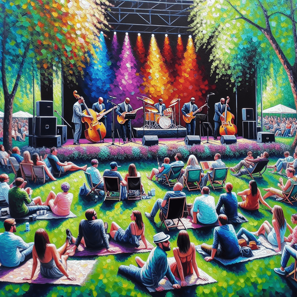 Jazz In The Park - Bucharest Painting Number Kit