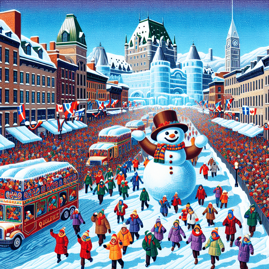 Carnaval De Quebec - Quebec City Number Painting