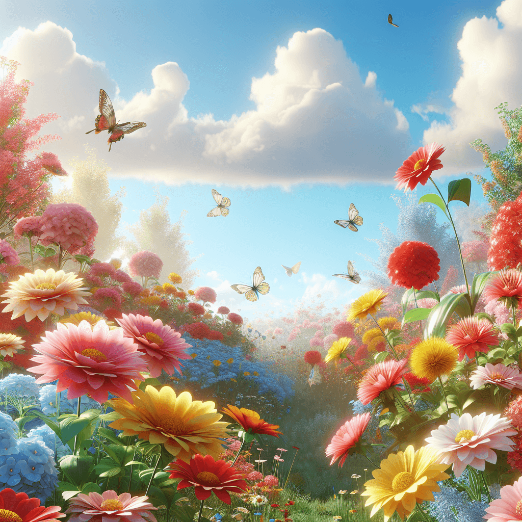 Sunny Flower Patch Painting Number Kit