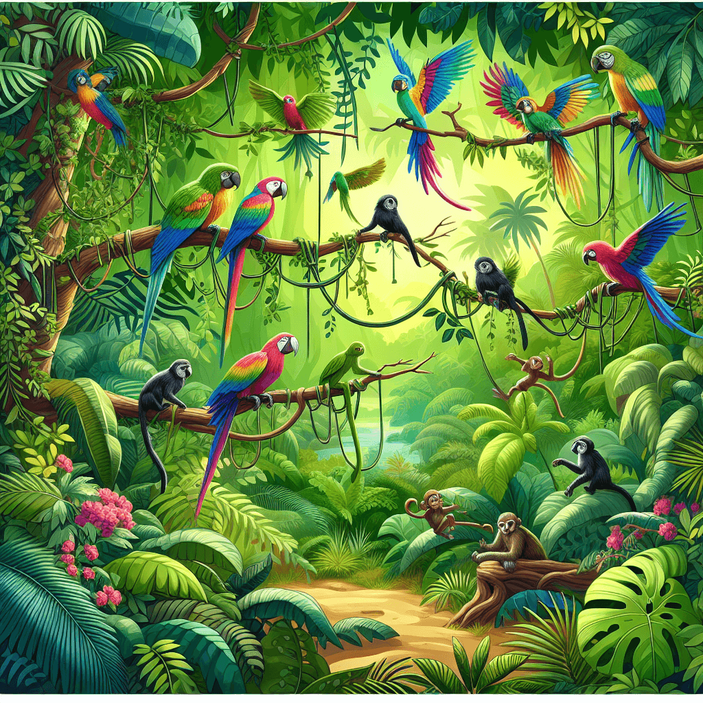 Jungle Adventure Journey Painting By Numbers Kit