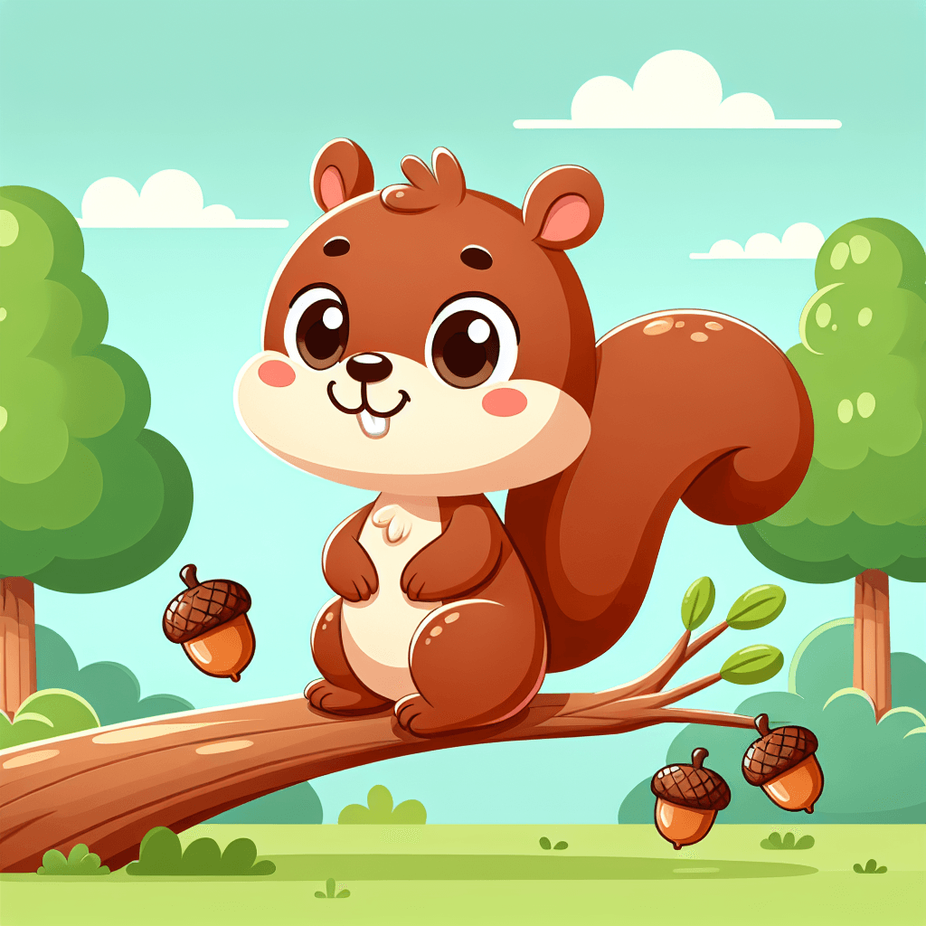 Whimsical Squirrel Numbered Painting Kits