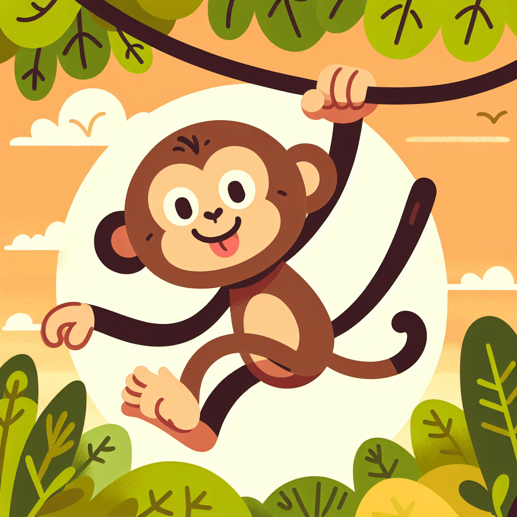 Little Mischief Monkey Paint By Numbers Art
