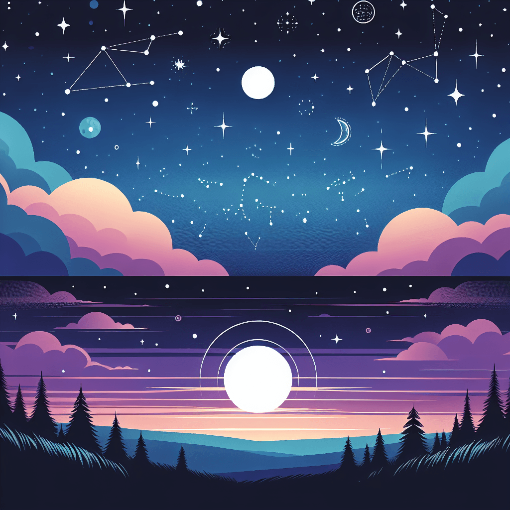 Under The Stars Night Sky Paint By Color