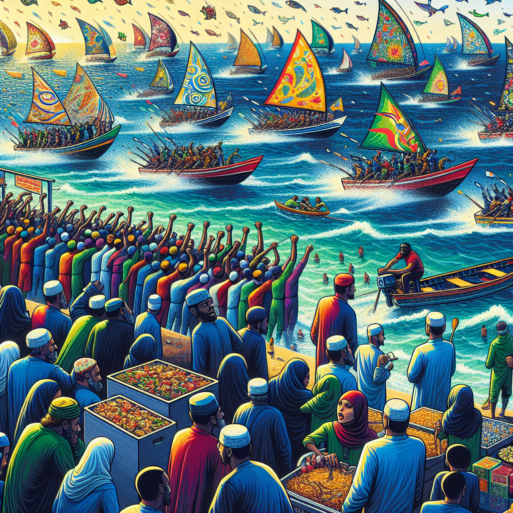 Festival Of The Sea Painting Number Kit