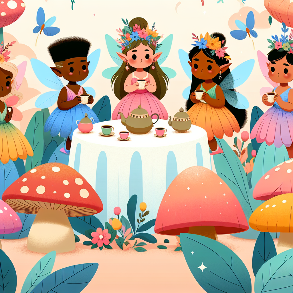 Royal Fairy Tea Party Paint By Color