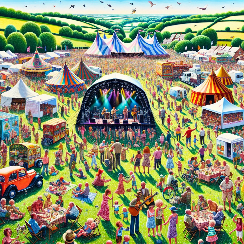 Wimbleball Music Festival Painting By Numbers Kit